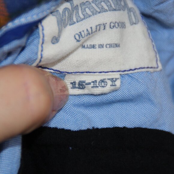 Packers Flannel Green Bay Upcycled Youth Button Down NFL Football Size 15-16 - Picture 10 of 10